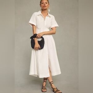 Anthropologie | Aureta Studio x Anthropologie Pleated Shirt Dress